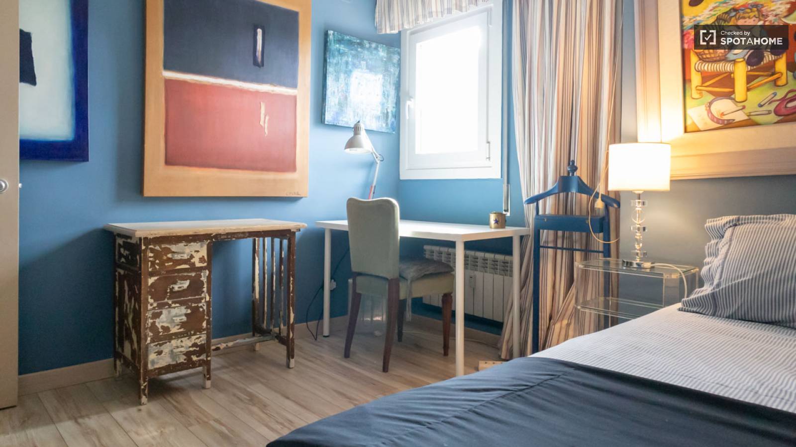 Room for rent in 4bedroom apartment in Chamartín, Madrid (ref 1299130