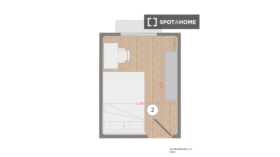 Double room Madrid, 4 beds — photo 20