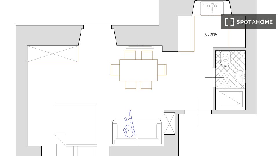 Apartment mono Rome, 35m² — photo 29