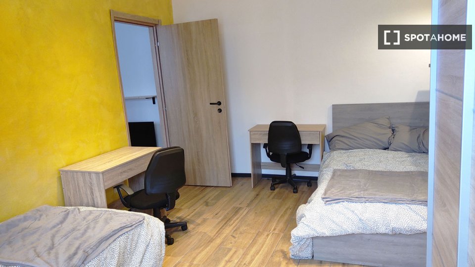 Camera doppia Torino, 3 camere, 90m² — foto 15