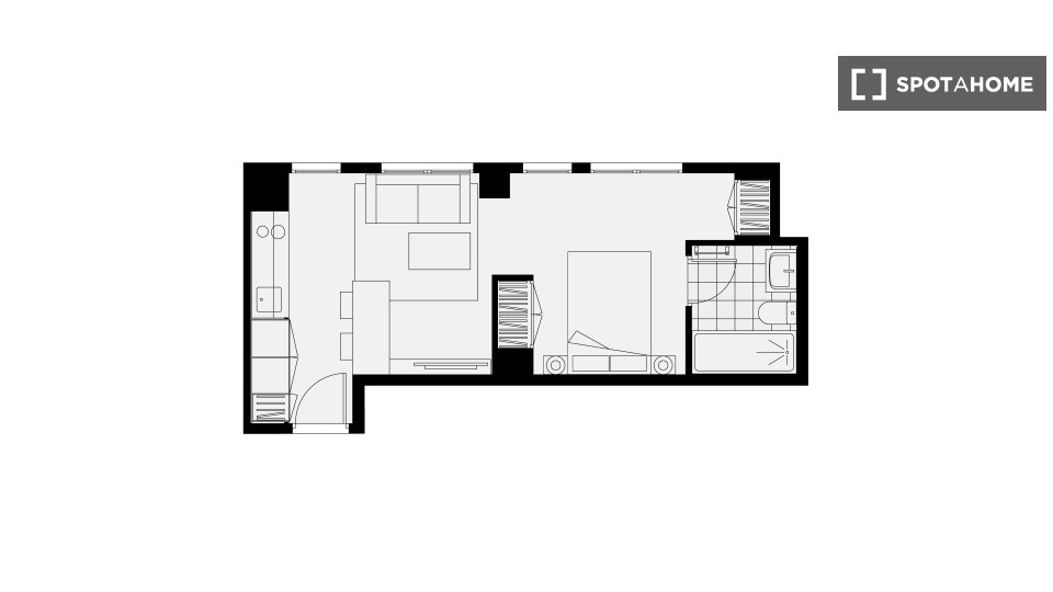 Apartment mono Madrid, 29m² — photo 18
