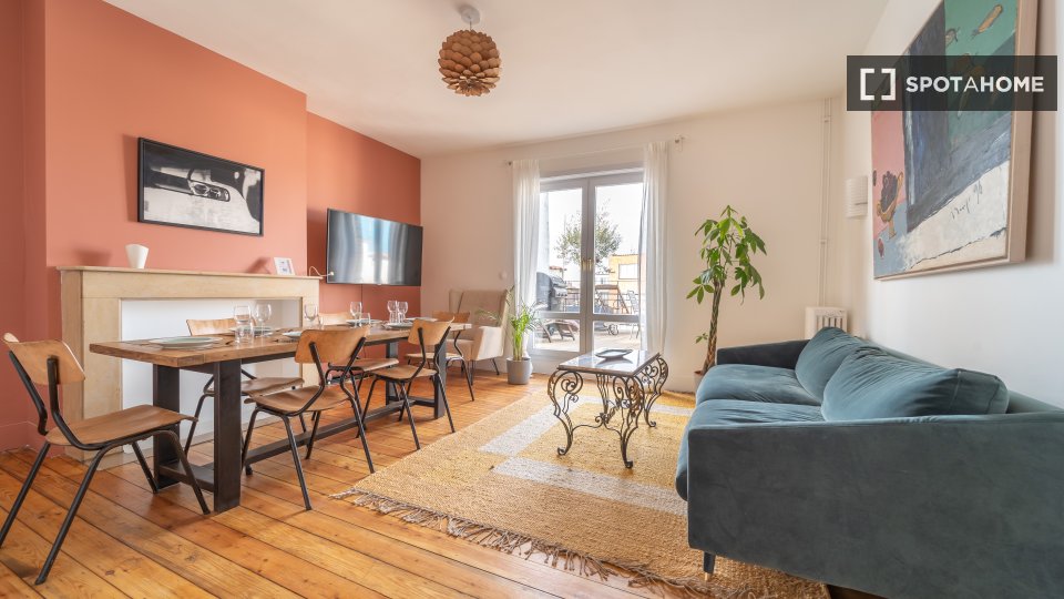 Double room Brussels, 4 beds, 70m² — photo 4