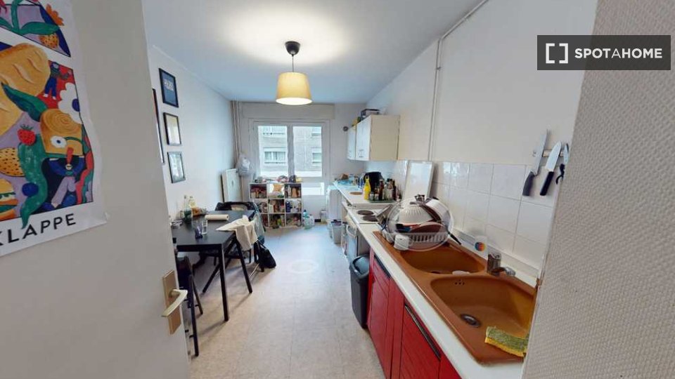 Camera doppia Lione, 4 camere, 90m² — foto 4