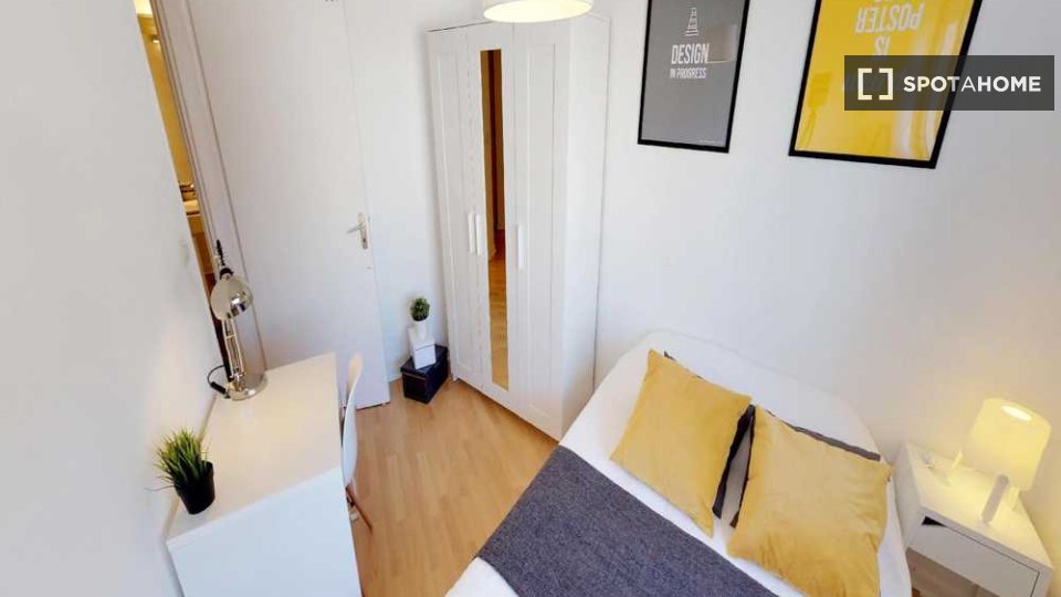 Camera doppia Lione, 5 camere, 100m² — foto 36