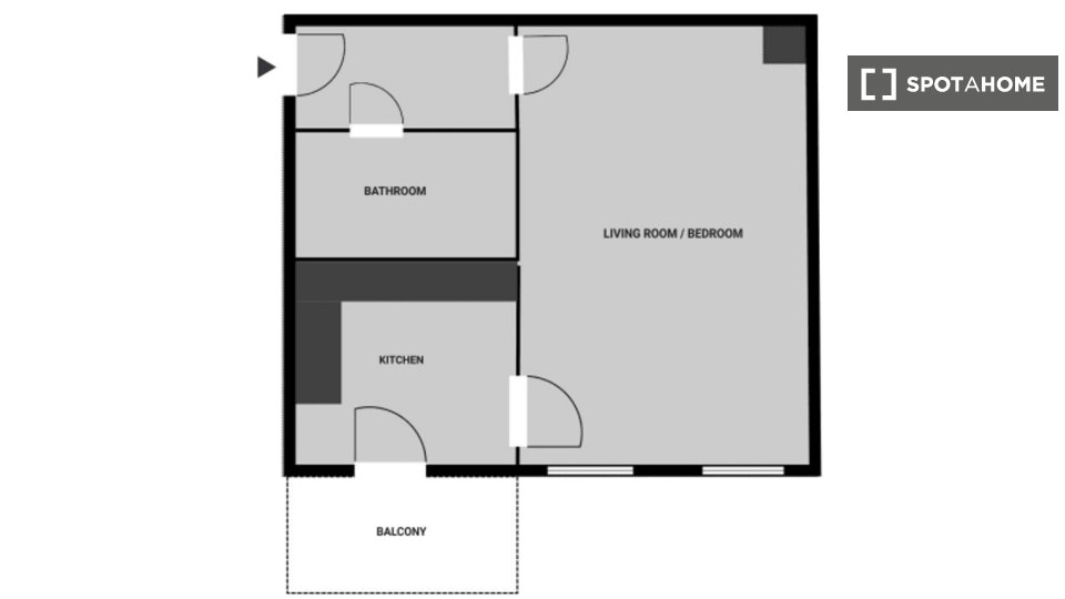 Apartment mono Berlin, 36m² — photo 8
