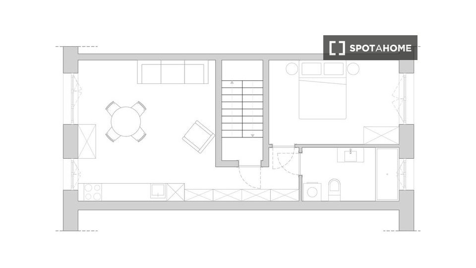 Apartment Brussels, 1 bed, 56m² — photo 8