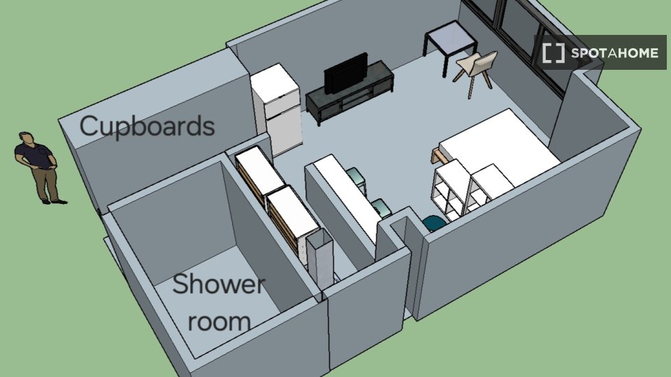 Apartment mono Brussels, 35m² — photo 6