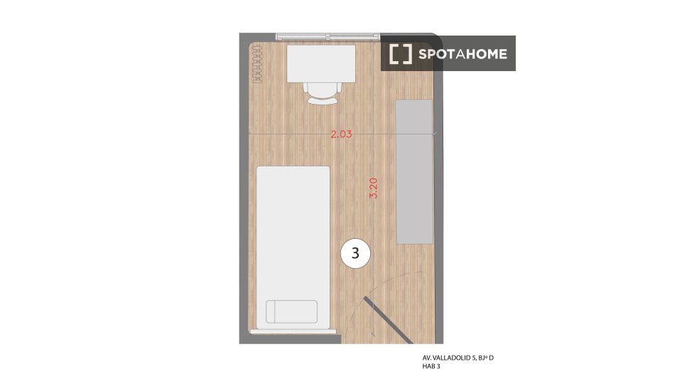 Double room Madrid, 4 beds — photo 20
