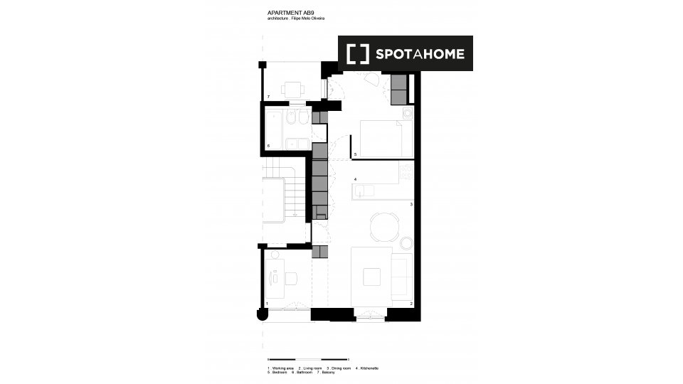 Apartment Lisbon, 1 bed, 50m² — photo 14