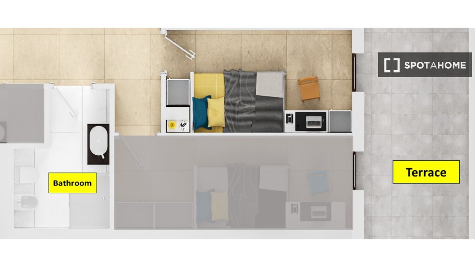 Double room Padua, 9 beds, 300m² — photo 40