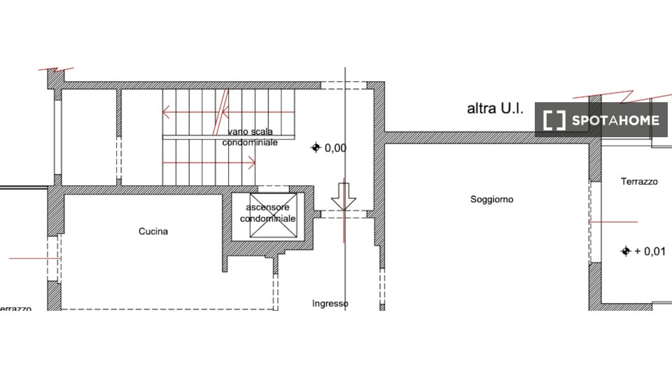 Double room Florence, 6 beds, 100m² — photo 1
