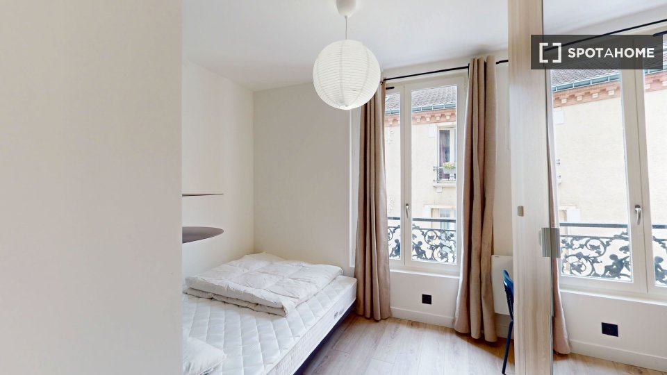 Camera in appartamento condiviso, Bas-Belleville, Parigi - a Parigi