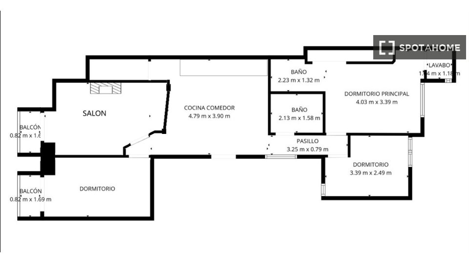 Apartment Madrid, 4 beds, 105m² — photo 2