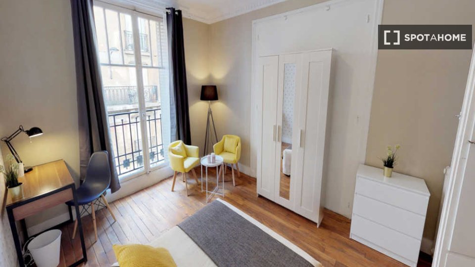Camera in affitto in un appartamento condiviso con 5 camere da letto a Vaugirard. - a Parigi