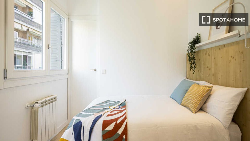 Habitación en piso compartido, Trafalgar, Madrid.
