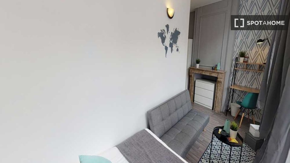 Habitación doble Lille, 4 habitaciones, 80m² — foto 25