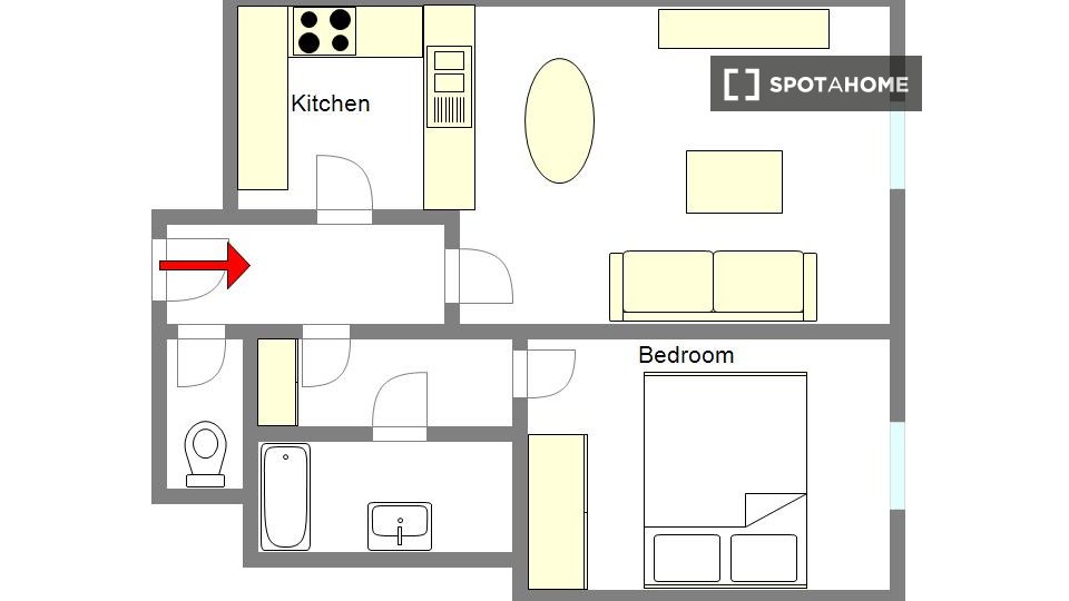 Apartamento París, 1 habitación, 47m² — foto 17