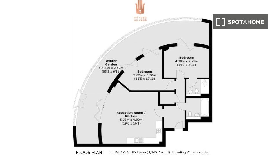 Apartment London, 2 beds, 116m² — photo 11