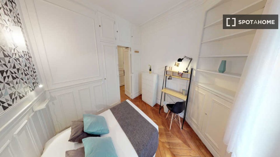 Camera in appartamento condiviso in affitto a Ternes-Maillot, Parigi - a Parigi