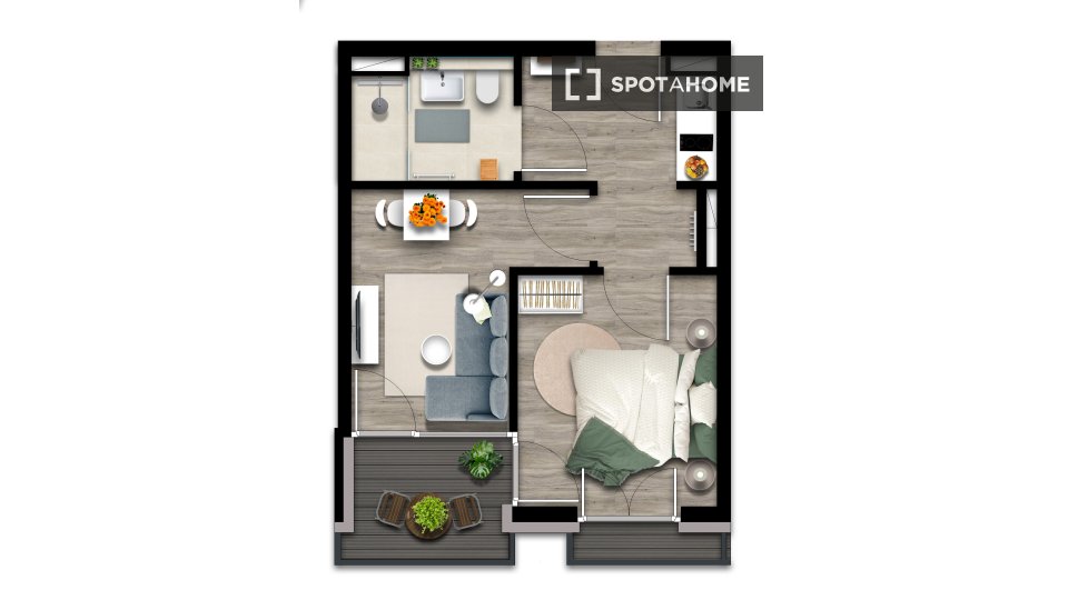 Apartment mono Berlin, 38m² — photo 10