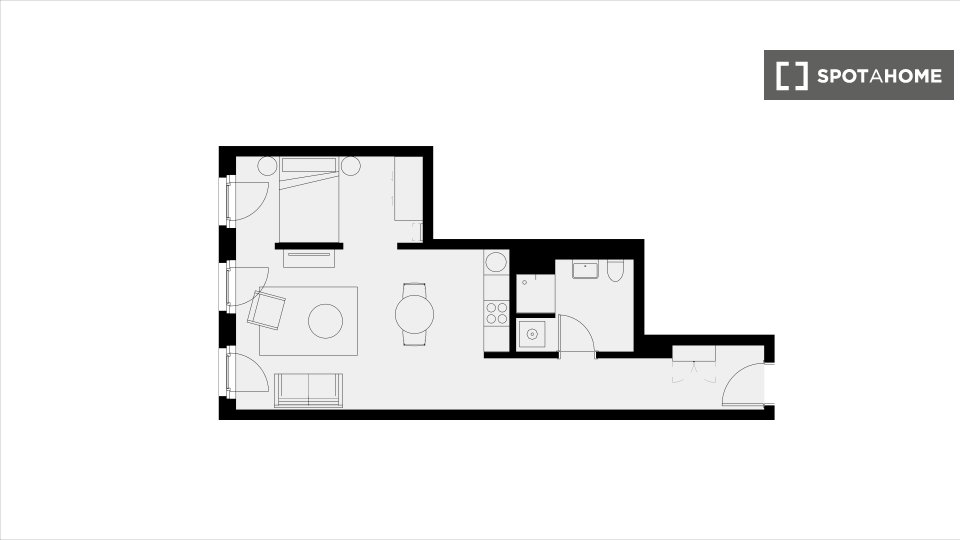 Apartment mono Berlin, 47m² — photo 11