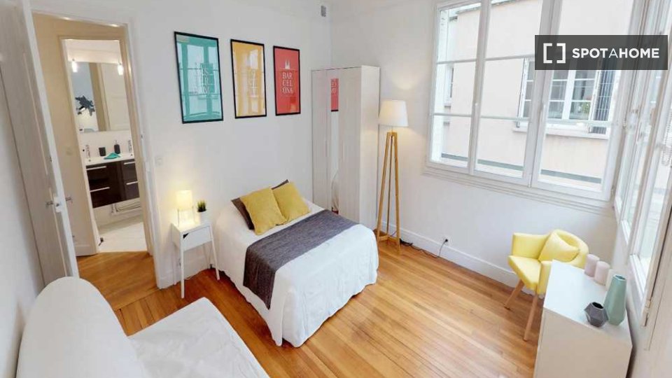 Camera doppia Parigi, 5 camere, 90m² — foto 16