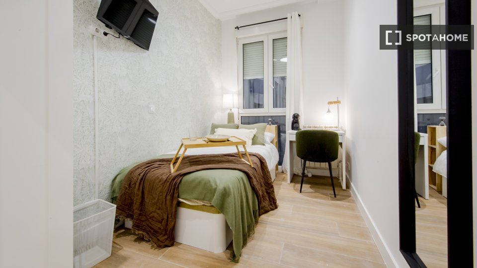 Camera in appartamento condiviso con 9 posti letto, Recoletos, Madrid - in Madrid