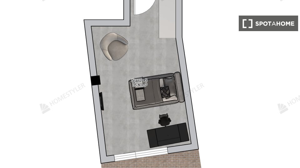 Double room Rome, 5 beds, 180m² — photo 39