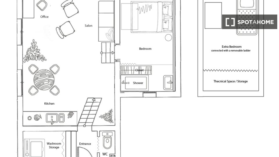 Apartment Madrid, 1 bed, 56m² — photo 16