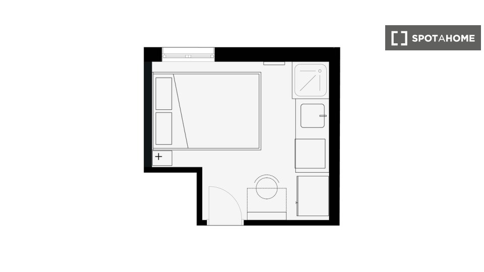 Apartment mono París, 13m² — foto 15