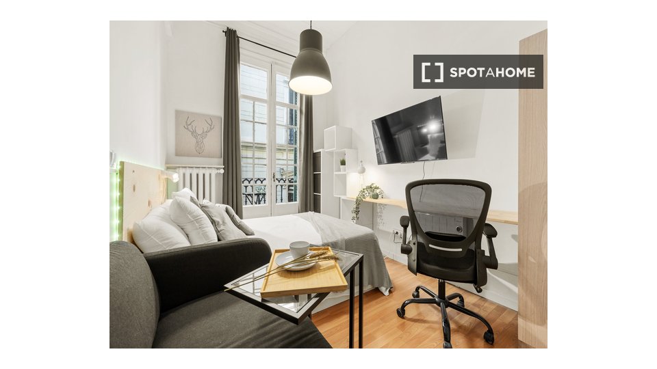 Double room Barcelona, 9 beds, 120m² — photo 1
