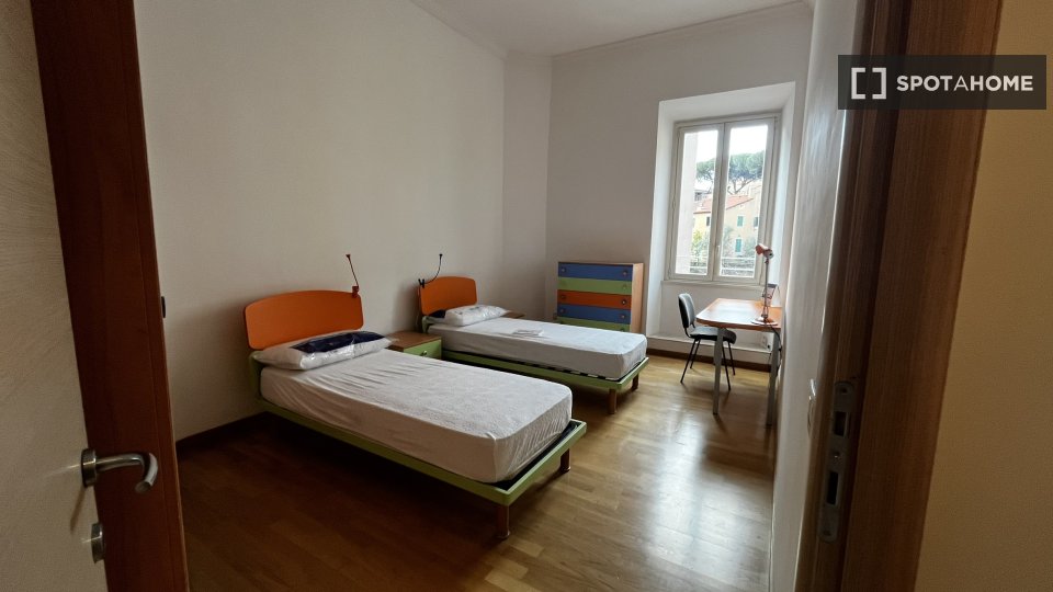 Double room Rome, 2 beds, 75m² — photo 1