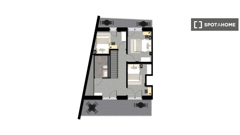 Double room Berlin, 5 beds, 143m² — photo 5