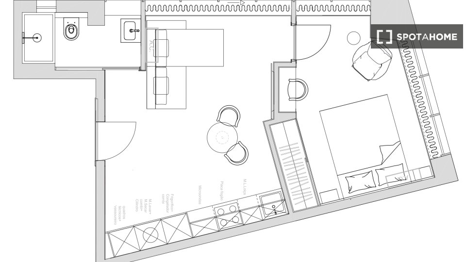 Apartment mono Porto, 40m² — photo 16