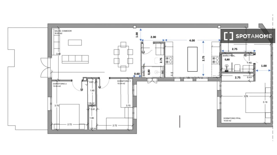 Apartment Madrid, 3 beds, 109m² — photo 13