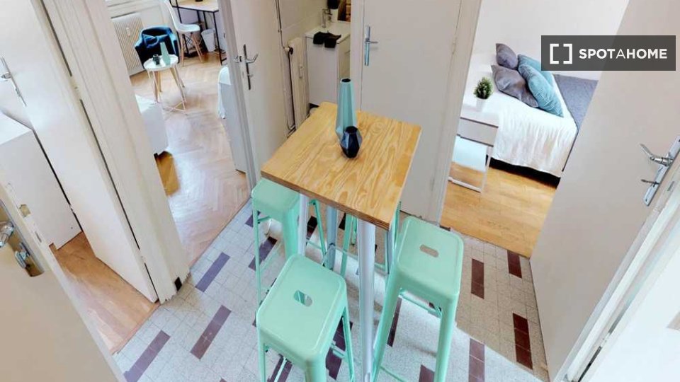 Camera doppia Lione, 3 camere, 50m² — foto 10
