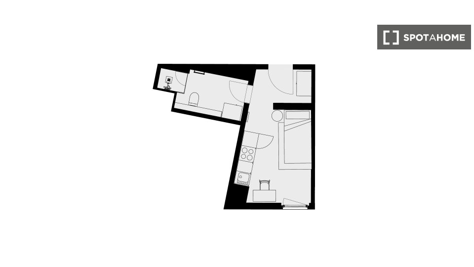 Apartment mono Leipzig, 20m² — photo 2
