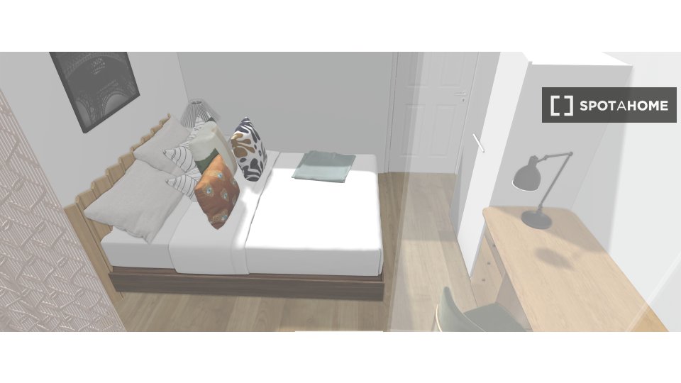 Double room Madrid, 4 beds, 85m² — photo 2