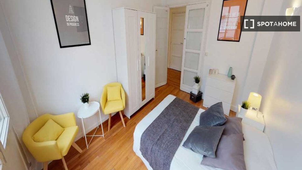 Camera doppia Parigi, 5 camere, 90m² — foto 12