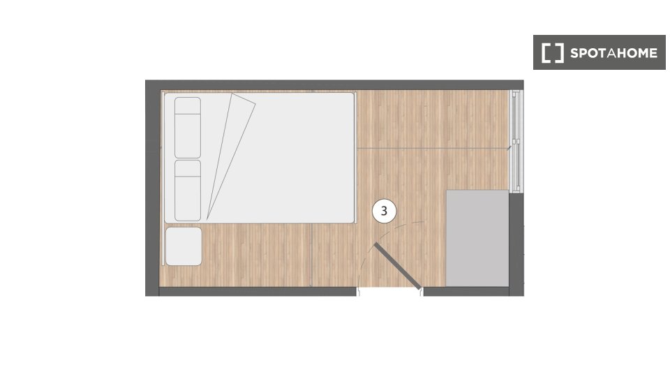 Double room Madrid, 3 beds — photo 35