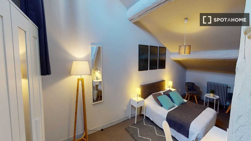 Double room Lyon, 4 beds, 110m² — photo 1