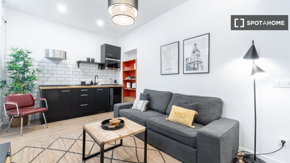 Apartamento de 1 dormitorio en alquiler en Palacio, Madrid