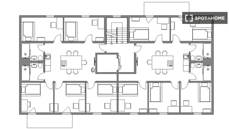 Double room Berlin, 5 beds, 90m² — photo 6