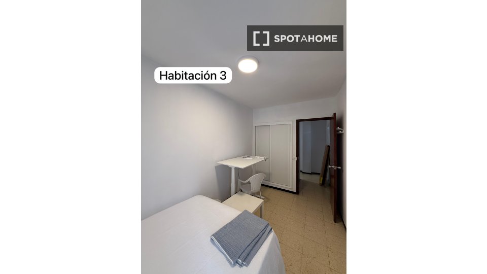 Habitación en piso compartido en alquiler en Alcaravaneras, Las Palmas.