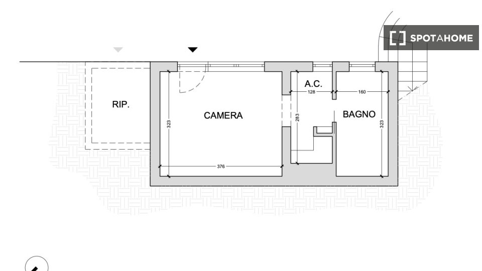 Apartment mono Rome, 38m² — photo 13