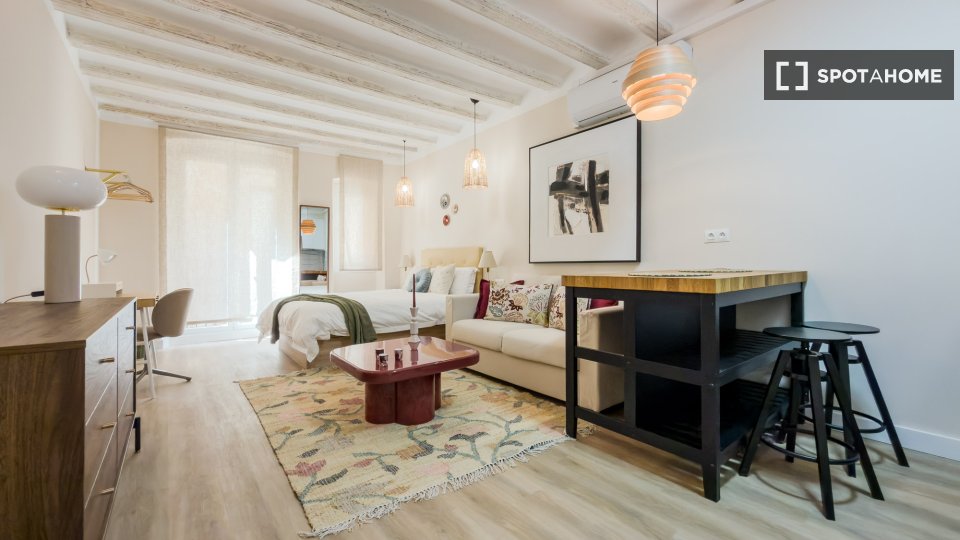 Estudio en alquiler en el barrio Gótico, Barcelona