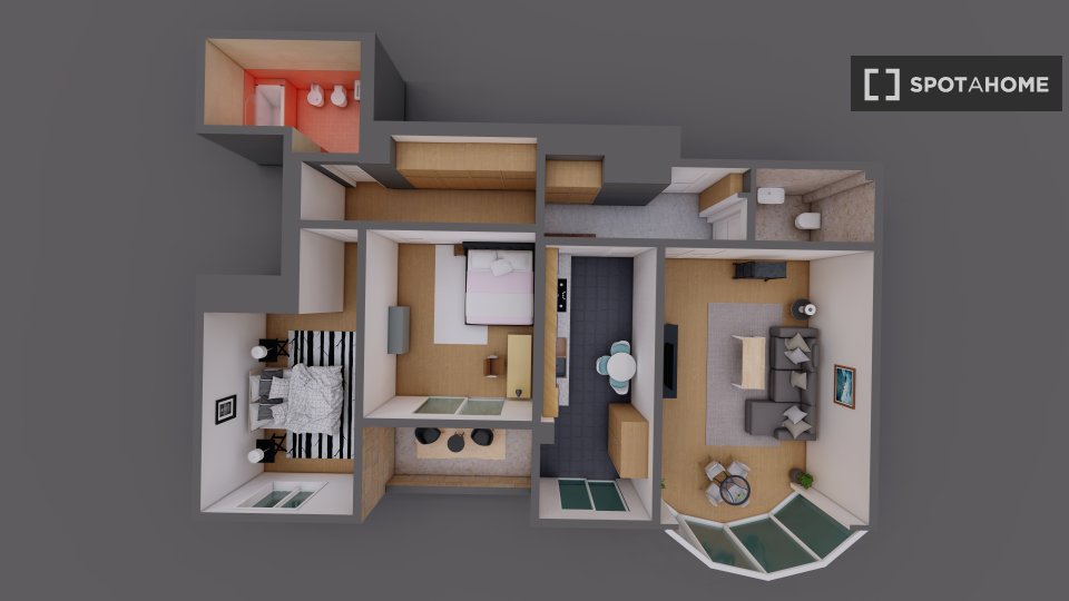 Apartment Lisbon, 2 beds, 100m² — photo 2