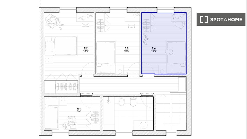 Double room Lisbon, 6 beds, 150m² — photo 6