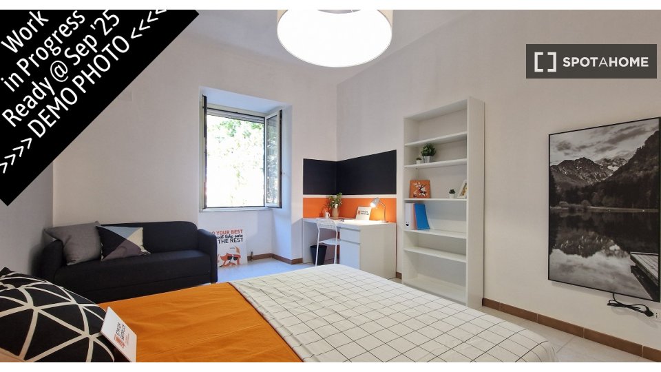 Double room Rome, 3 beds — photo 12