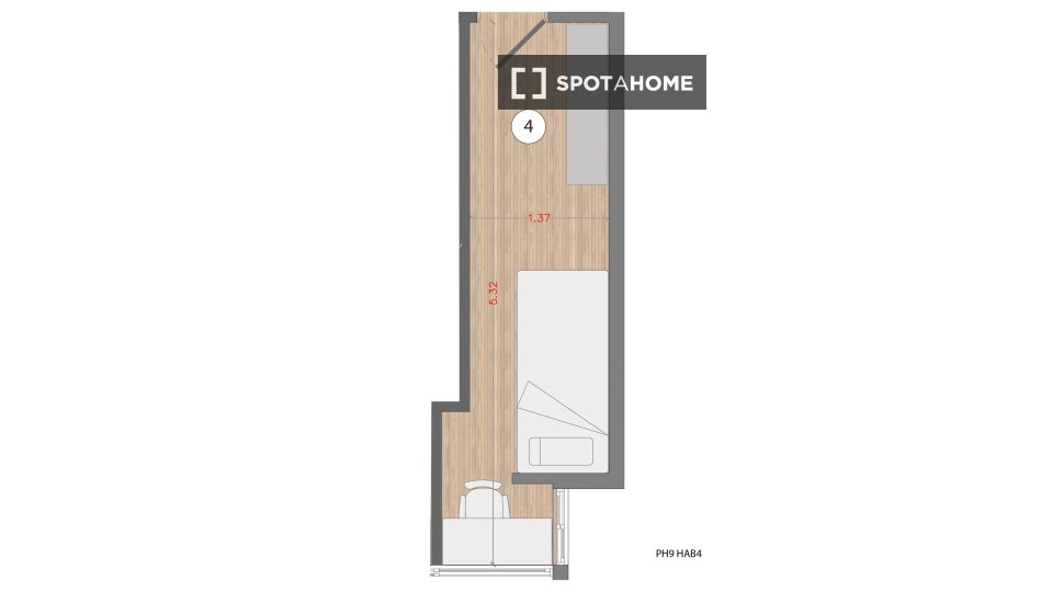 Double room Madrid, 6 beds — photo 25